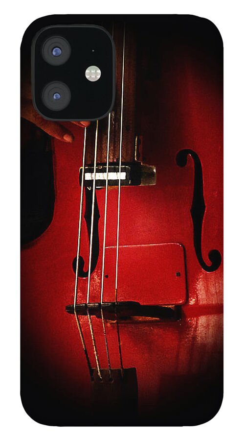 Connie Handscomb iPhone 12 Case featuring the photograph The Red Cello by Connie Handscomb