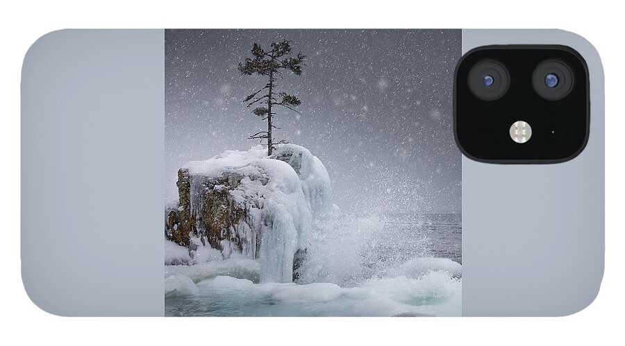 Bay iPhone 12 Case featuring the photograph The Tee Harbour Rock by Jakub Sisak
