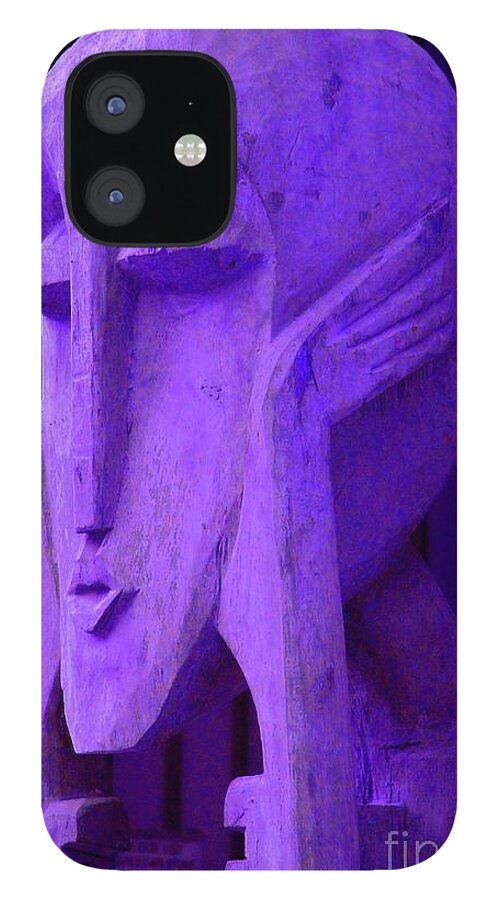 Head iPhone 12 Case featuring the photograph Think About It by Debbi Granruth