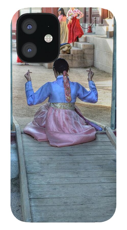 Korea iPhone 12 Case featuring the photograph Traditional Clothes in Korea by Bill Hamilton