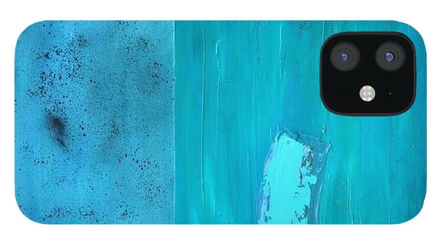 Acrylics iPhone 12 Case featuring the painting Tremblongated by Eduard Meinema