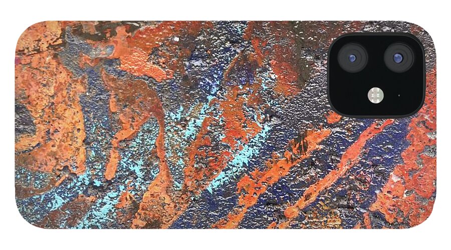 Landscape iPhone 12 Case featuring the painting Turn to Stone by Eduard Meinema