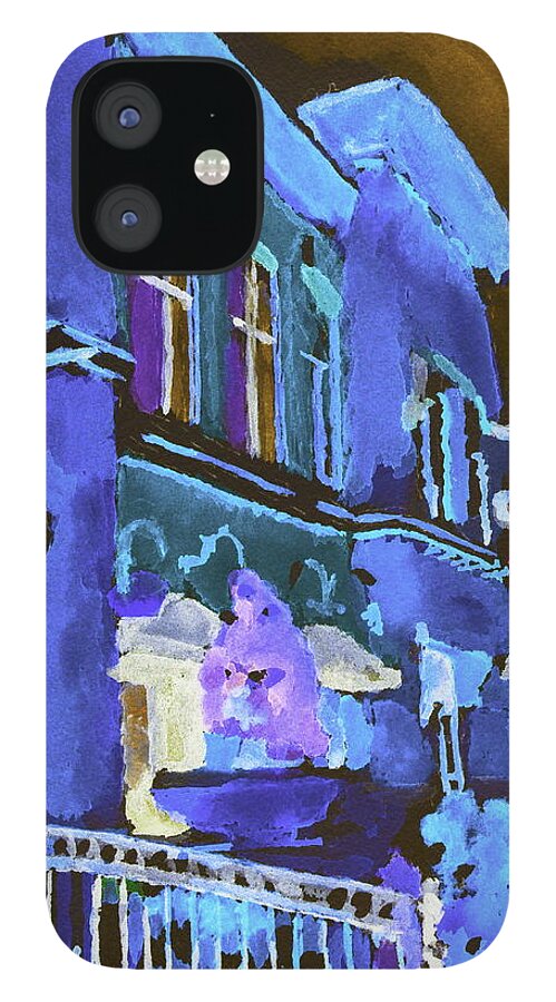 Urban Art iPhone 12 Case featuring the painting Urban Art by Ruben Carrillo