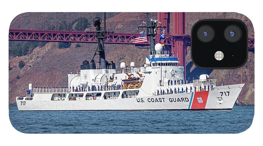 United States Coast Guard iPhone 12 Case featuring the photograph USCGC Mellon WHEC 717 by Rick Pisio