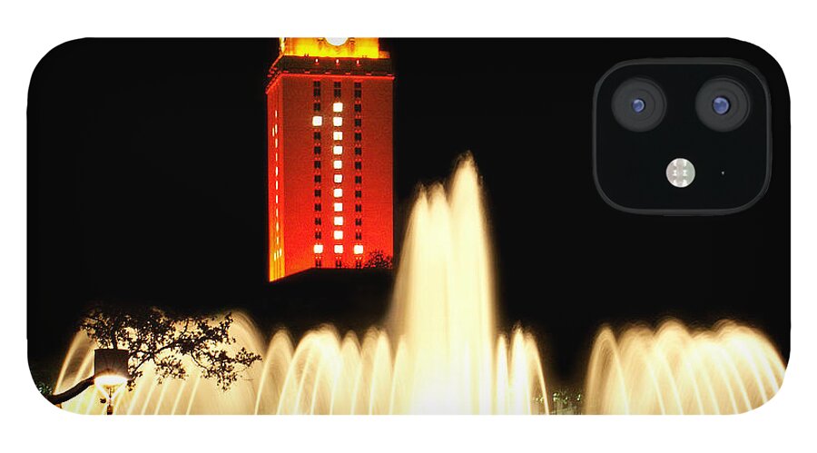 Photo iPhone 12 Case featuring the photograph UT Tower Championship Win by Marilyn Hunt