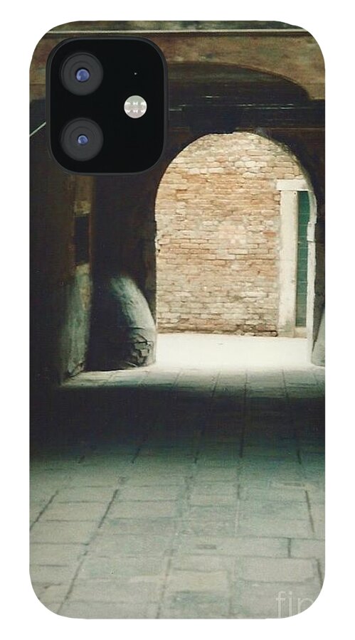 Venice Shadows Mysterious iPhone 12 Case featuring the photograph Venice Arch by J Doyne Miller