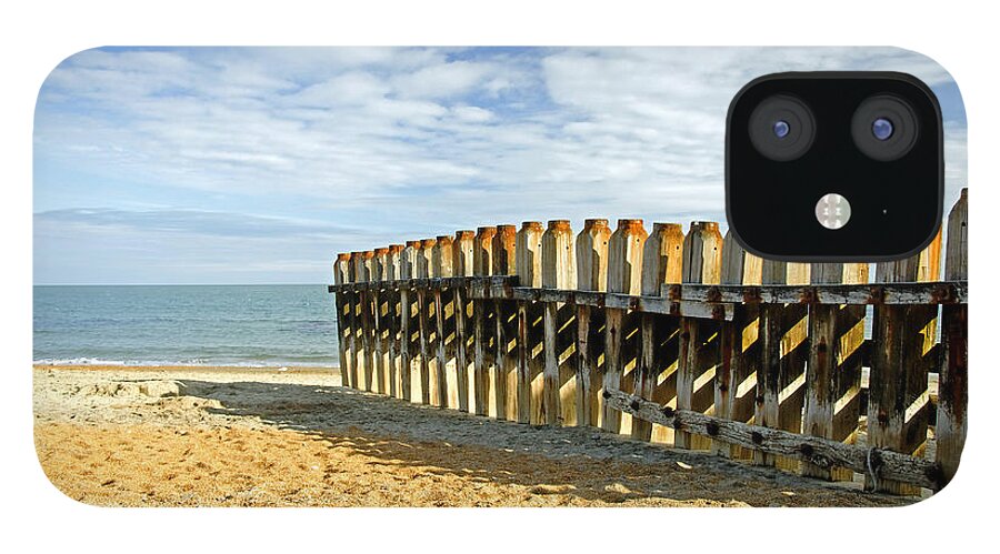 Isle Of Wight iPhone 12 Case featuring the photograph Ventnor Beach Groyne by Rod Johnson