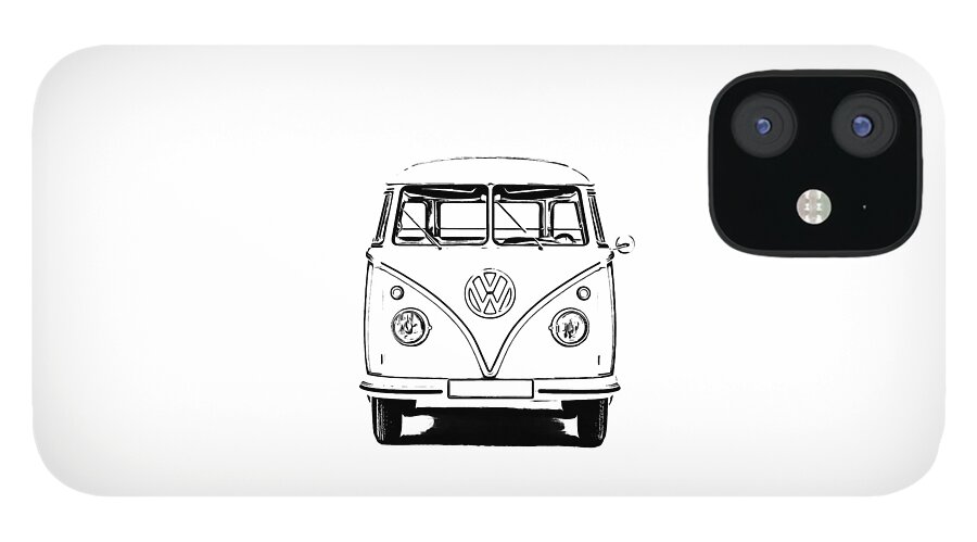 Vw iPhone 12 Case featuring the photograph Bus by Edward Fielding