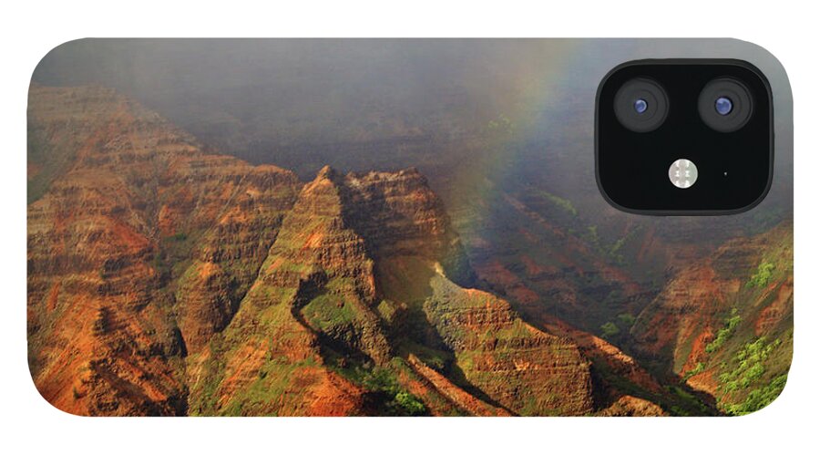 Fine Art Photography iPhone 12 Case featuring the photograph Waimea Canyon I by Patricia Griffin Brett