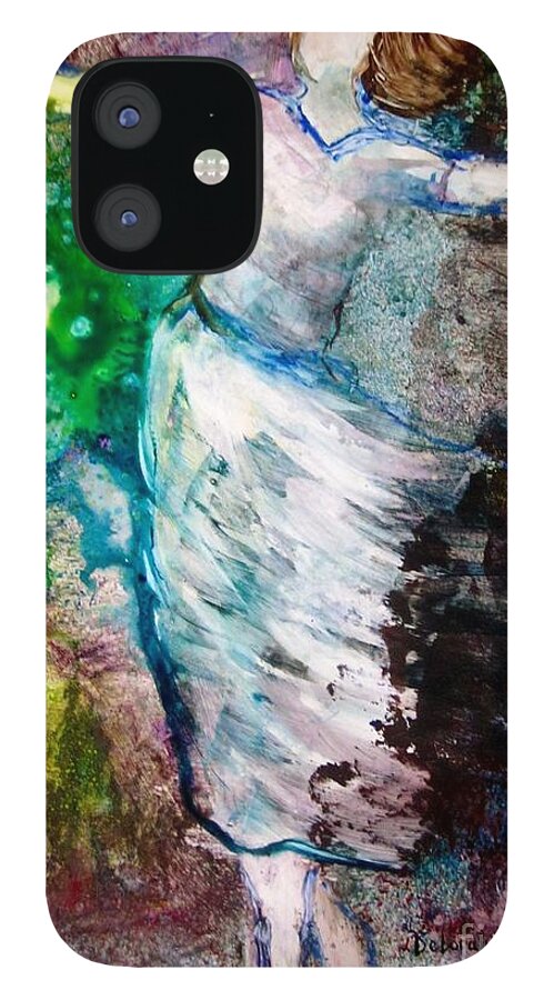 Woman iPhone 12 Case featuring the painting Walking In The Spirit by Deborah Nell