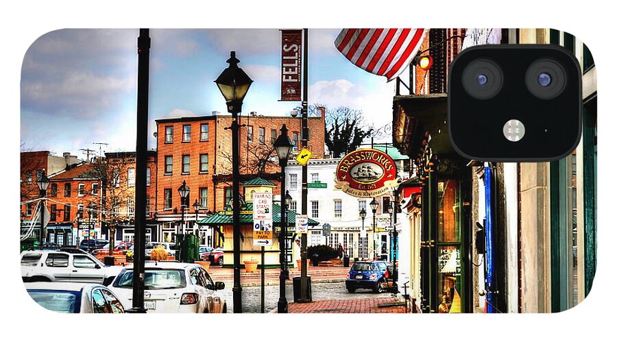 Fells Point iPhone 12 Case featuring the photograph Welcome to Fells Point by Debbi Granruth