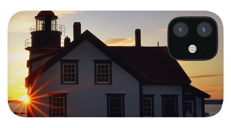 Lighthouse iPhone 12 Case featuring the photograph West Quoddy Head Light by Colleen Phaedra