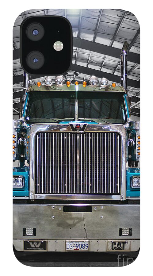 Big Rigs iPhone 12 Case featuring the photograph Western Star Head-on by Randy Harris