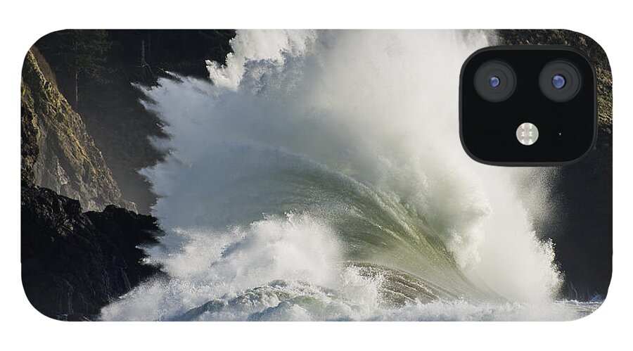 Cape Disappointment iPhone 12 Case featuring the photograph Wham by Robert Potts