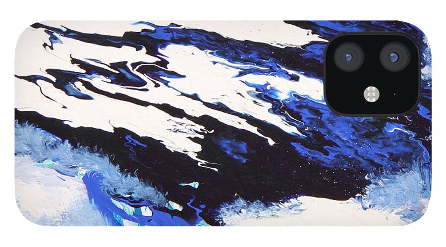 Fusionart iPhone 12 Case featuring the painting Wind by Ralph White