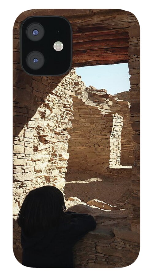 Chaco Canyon iPhone 12 Case featuring the photograph Window to the Past by David Diaz