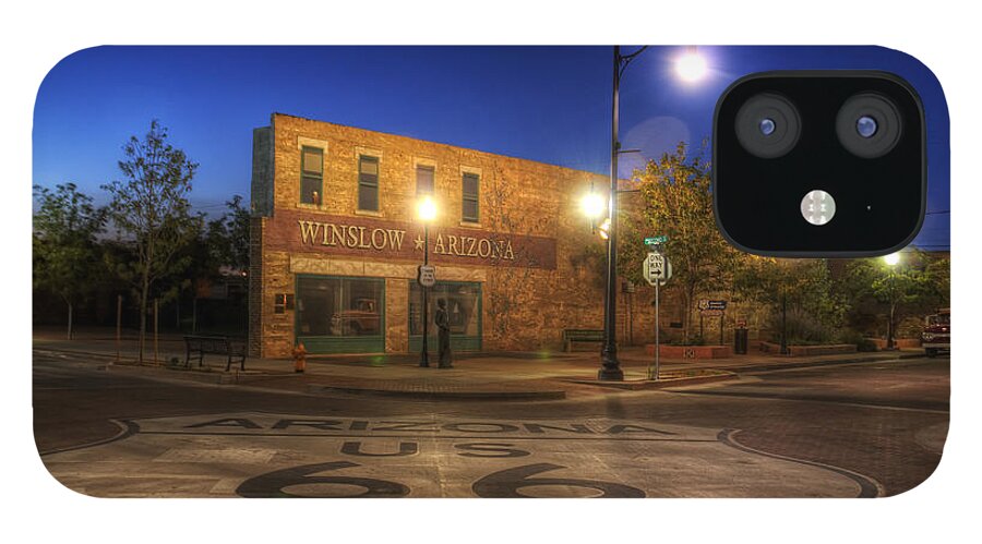 Winslow iPhone 12 Case featuring the photograph Winslow Corner by Wayne Stadler
