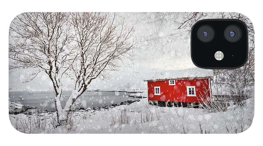 Landscape iPhone 12 Case featuring the photograph Winter Secret by Philippe Sainte-Laudy