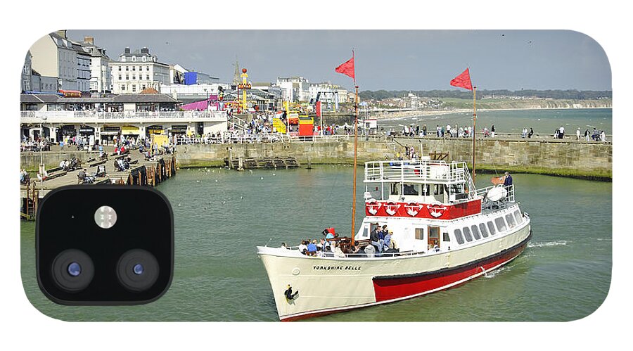 Europe iPhone 12 Case featuring the photograph Yorkshire Belle in Bridlington Harbour by Rod Johnson