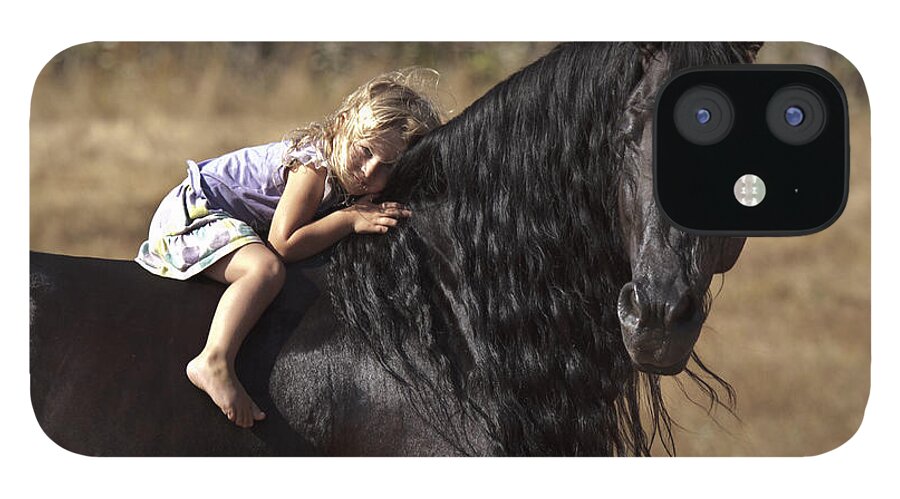 Young Rider iPhone 12 Case featuring the photograph Young Rider by Wes and Dotty Weber