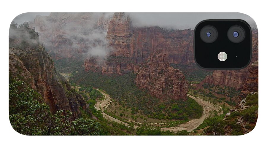 Photo iPhone 12 Case featuring the photograph Zion Canyon by Dan Miller