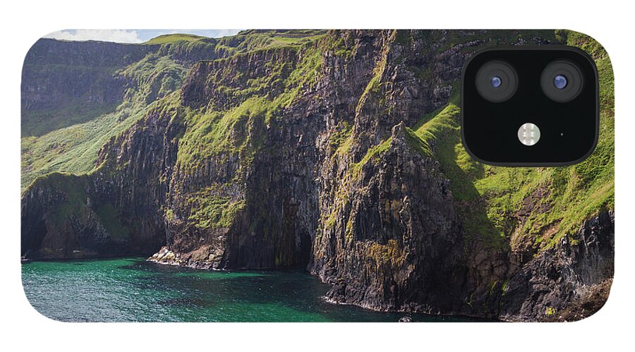 Tranquility iPhone 12 Case featuring the photograph Cliffs On Coastline, North Ireland #1 by Maciej Frolow
