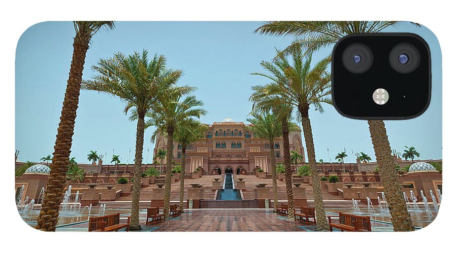 Arabia iPhone 12 Case featuring the photograph Emirates Palace Abu Dhabi #1 by 35007