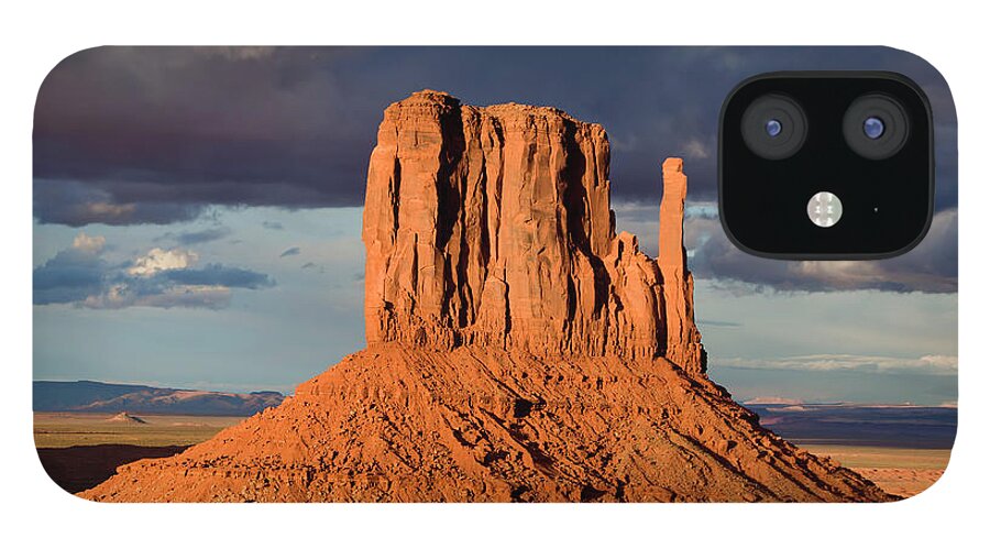 Tranquility iPhone 12 Case featuring the photograph Monument Valley Arizona #1 by Russell Burden