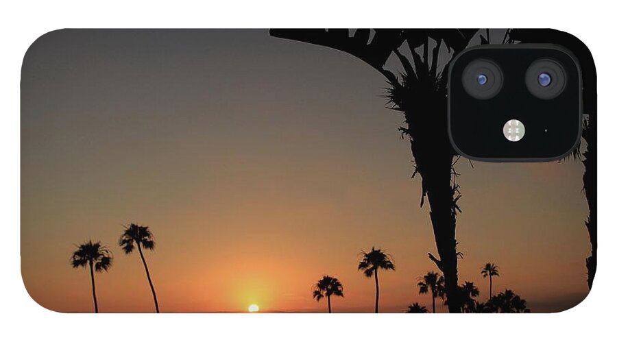 Sunset iPhone 12 Case featuring the photograph San Clemente Sunset #1 by Brian Eberly