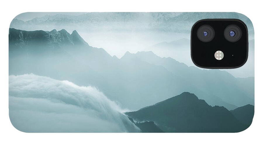 Chinese Culture iPhone 12 Case featuring the photograph Sea Of Clouds #1 by 4x-image