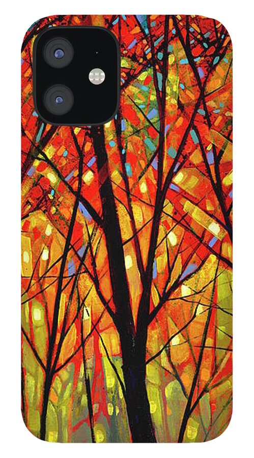 Ford Smith iPhone 12 Case featuring the painting Shards of September by Ford Smith