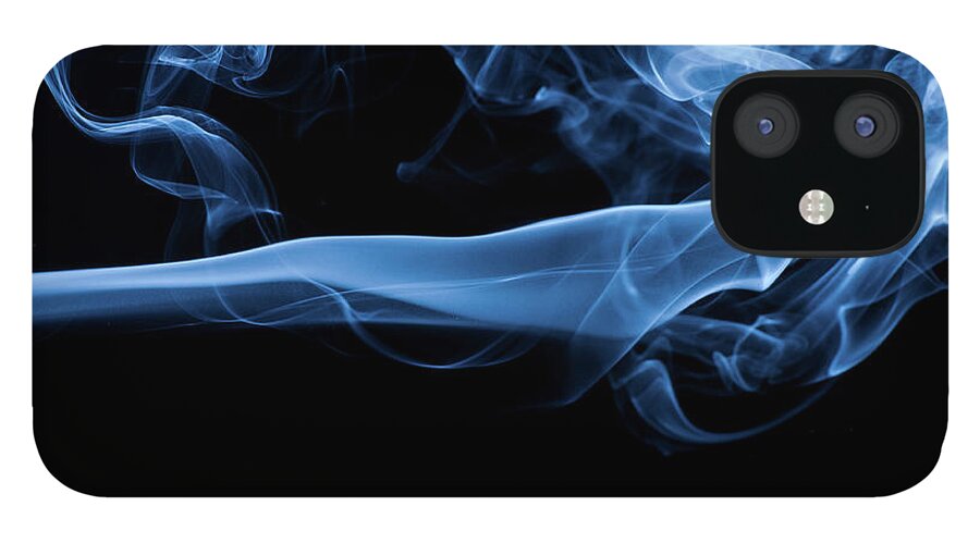 Curve iPhone 12 Case featuring the photograph Smoke #1 by Assalve