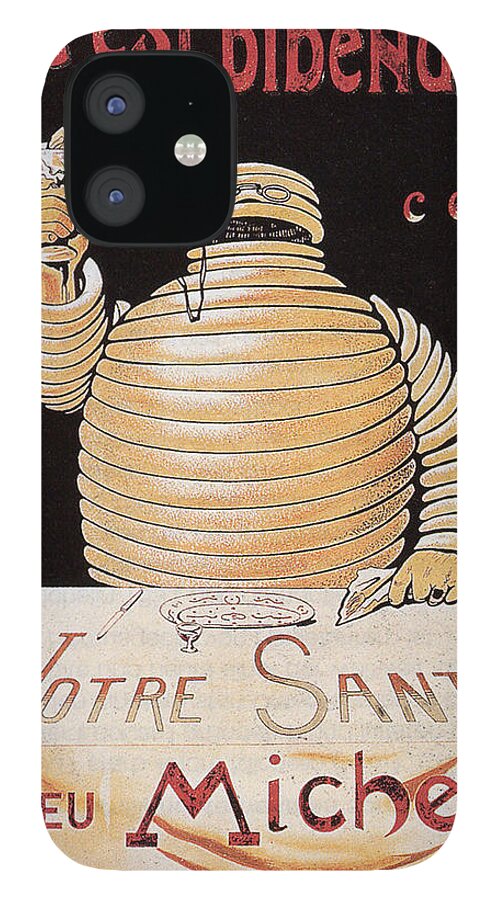 Vintage Poster Tire Advertisement Iphone 12 Case For Sale By Vintage Images