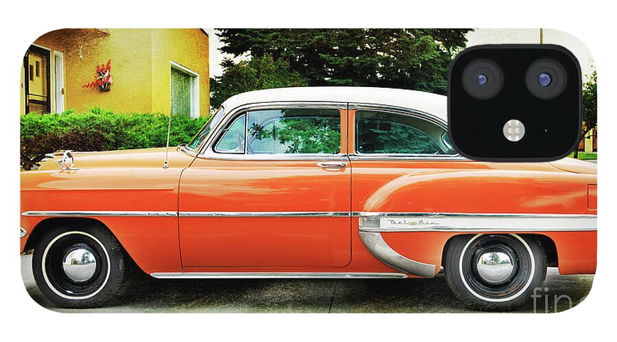 Auto iPhone 12 Case featuring the photograph 1954 Belair Chevrolet 2 by Craig J Satterlee