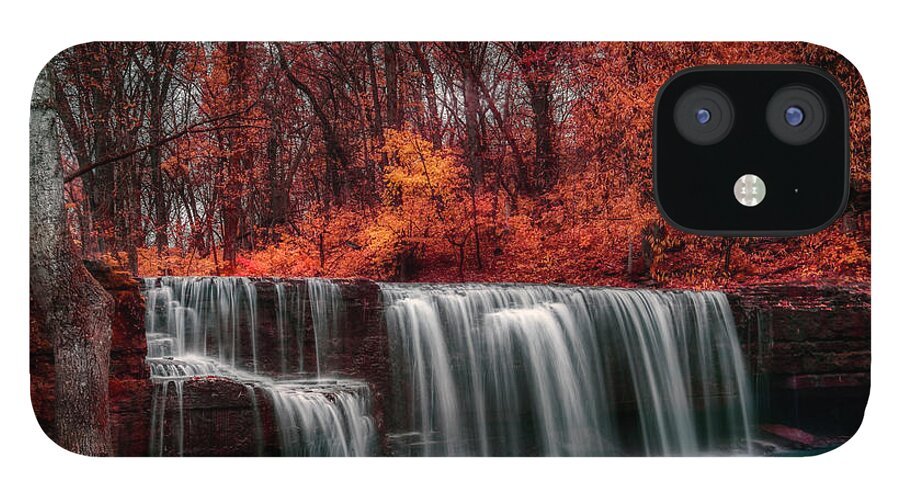 Waterfall iPhone 12 Case featuring the photograph Hidden Falls #2 by Bill Frische