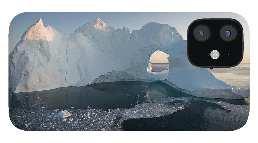 Melting iPhone 12 Case featuring the photograph Iceberg From Ilulissat Kangerlua #2 by Holger Leue