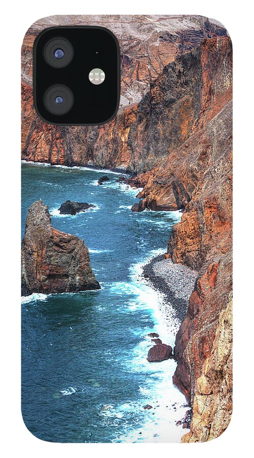 Tranquility iPhone 12 Case featuring the photograph Portugal, View Of Volcanic Peninsula Of #2 by Westend61