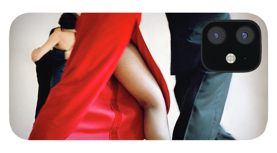 Heterosexual Couple iPhone 12 Case featuring the photograph Tango Dancers #2 by David Sacks