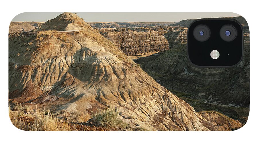Tranquility iPhone 12 Case featuring the photograph Alberta Badlands #3 by John Elk Iii
