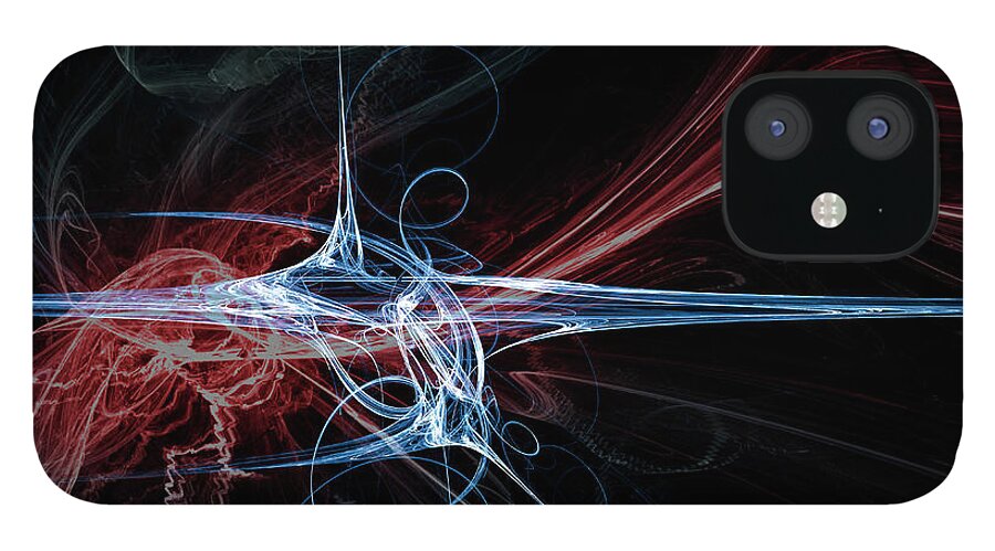 Curve iPhone 12 Case featuring the digital art Energy #3 by Duncan1890