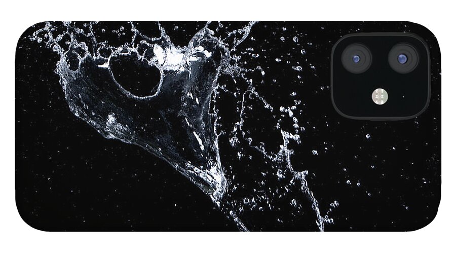 Spray iPhone 12 Case featuring the photograph Water Explosion #4 by Vasko