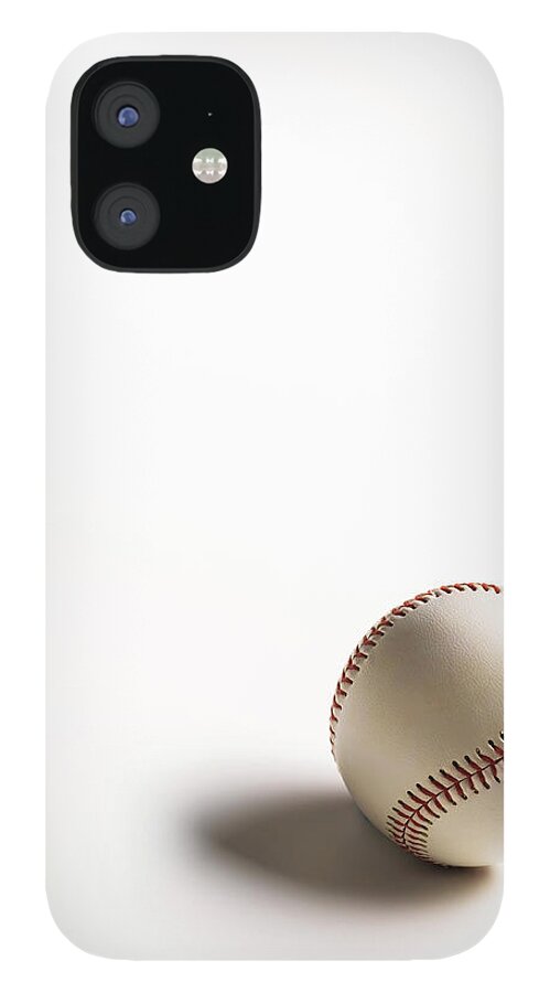 American Baseball On White Background iPhone 12 Case by Peter Dazeley -  