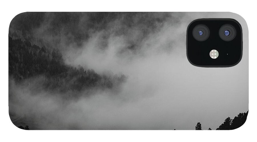 Fog iPhone 12 Case featuring the photograph Approaching Colorado Snowstorm by Steven Krull