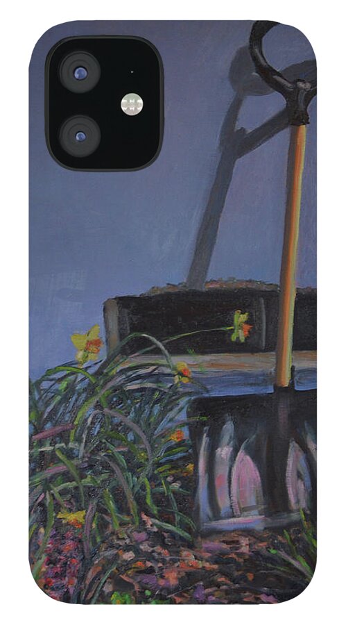 Spring iPhone 12 Case featuring the painting April by Beth Riso