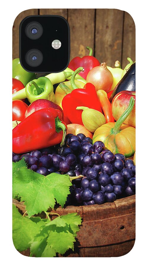 Summer Squash iPhone 12 Case featuring the photograph Autumn Fruit And Vegetables by Jasmina007