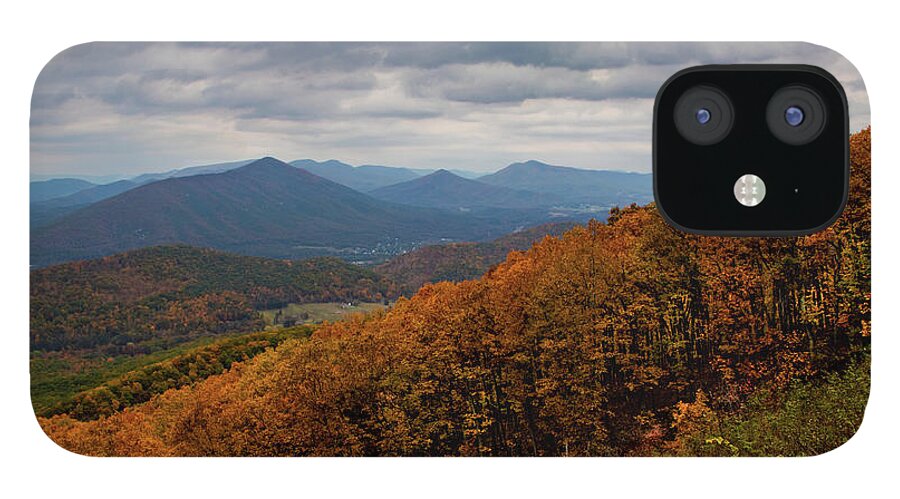 Blue Ridge iPhone 12 Case featuring the photograph Autumn on the Blue Ridge Parkway by Norma Brandsberg