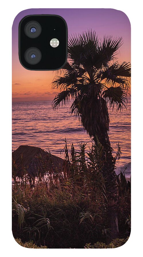 Beach iPhone 12 Case featuring the photograph Beach Last Light by Aaron Burrows