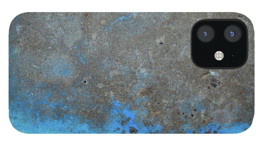Weathered iPhone 12 Case featuring the photograph Blue Casting by Olli Kekäläinen