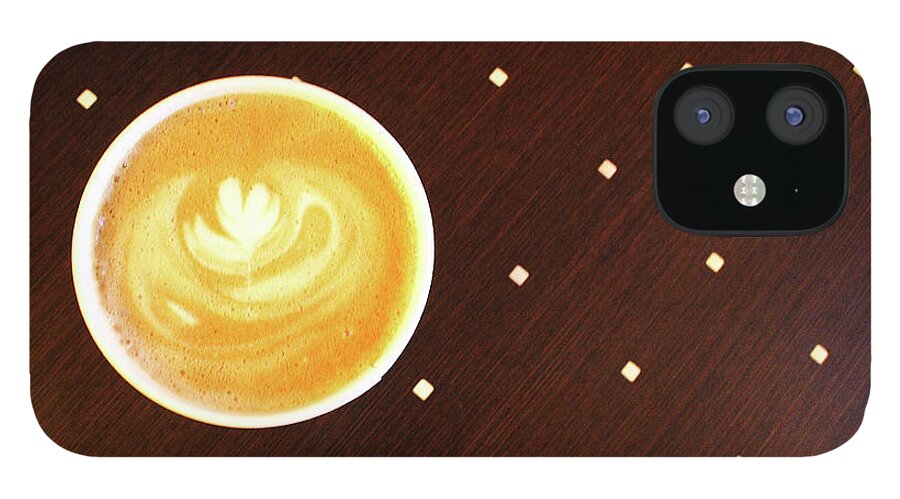 California iPhone 12 Case featuring the photograph Cappuccino Art by Seth Restaino