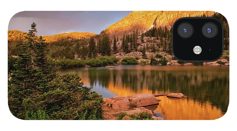 Scenics iPhone 12 Case featuring the photograph Cecret Lake by Photo By Sam Scholes